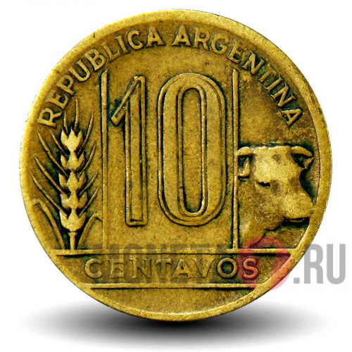 10 сентаво 1945 года - Аргентина