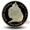 5 фунтов 2001 года - Столетие смерти королевы Виктории - Остров Гернси