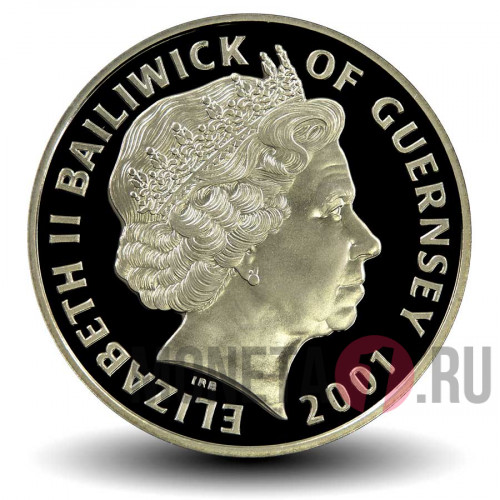5 фунтов 2001 года - Столетие смерти королевы Виктории - Остров Гернси