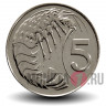 5 центов 2008 года - Каймановы Острова - Креветка