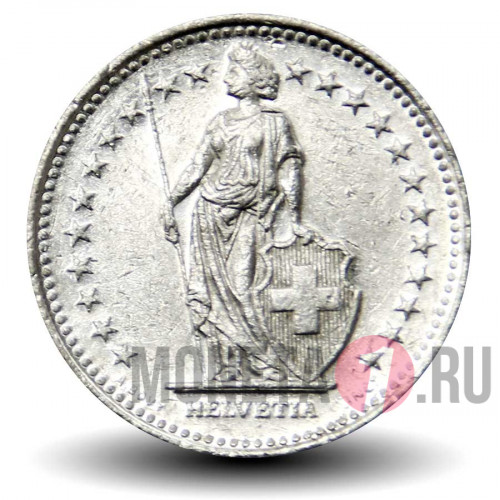 1/2 франка 1992 года - Швейцария