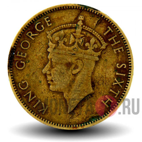 1 пенни 1950 года - Ямайка - George VI