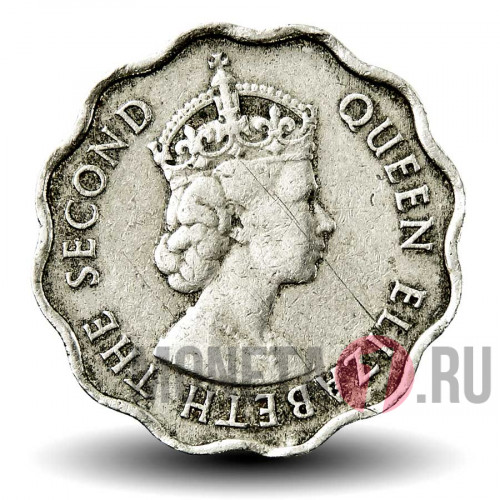 10 центов 1965 года - Маврикий - Elizabeth II