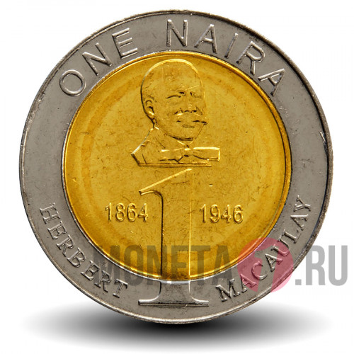 1 найра 2006 года - Нигерия - Герберт Маколей