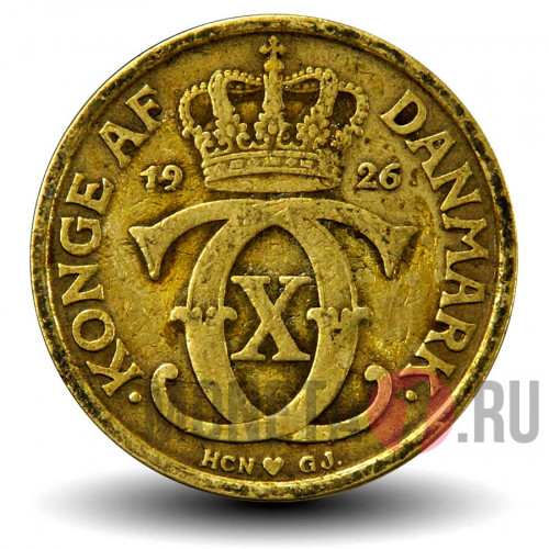 1 крона 1926 года - Дания - Christian X