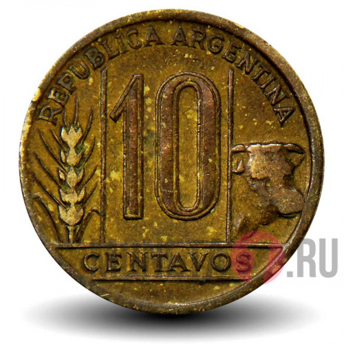 10 сентаво 1944 года - Аргентина
