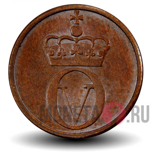 1 эре 1971 года - Норвегия - Белка - aUNC