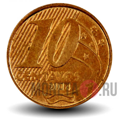 10 сентаво 2014 года - Бразилия - Педро I