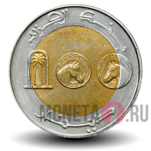 100 динар 2002 года - 40 лет Независимости - Алжир