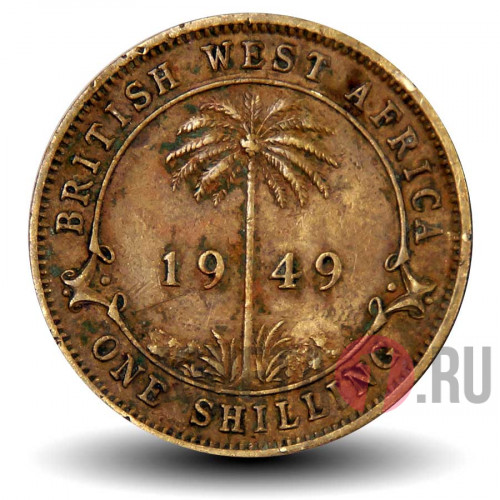 1 шиллинг 1949 года - Британская Западная Африка - George VI