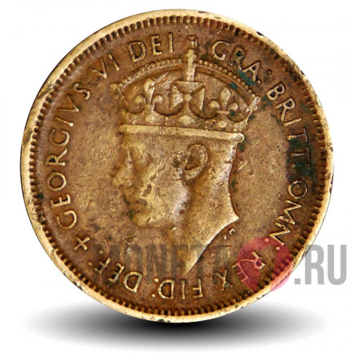 1 шиллинг 1949 года - Британская Западная Африка - George VI