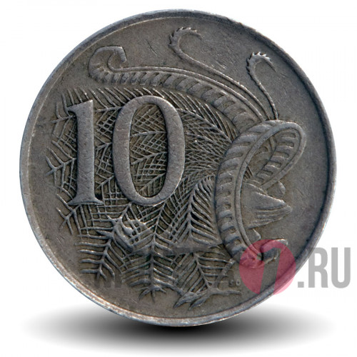 10 центов 1967 года - Лирохвост - Австралия