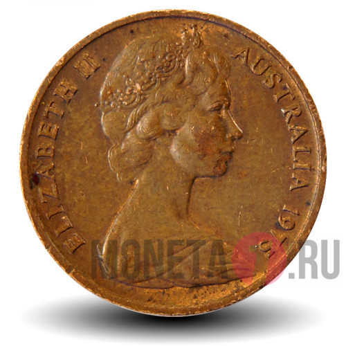 1 цент 1975 года - Австралия - Летучий кускус