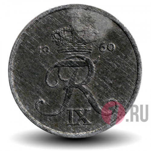 1 ore 1960 года - Дания - Фредерик IX