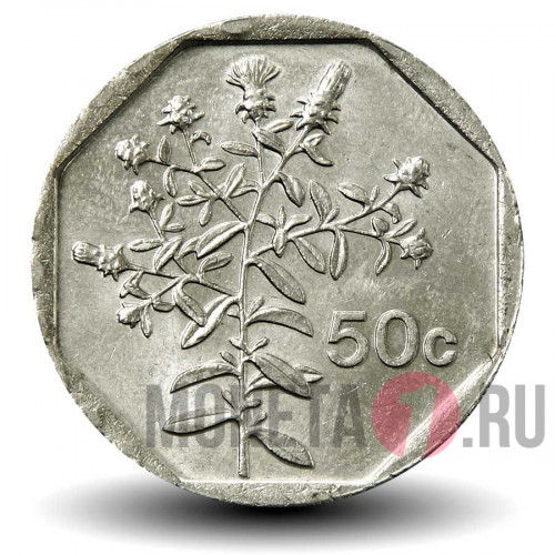 50 центов 2001 года - Мальта - Цветок