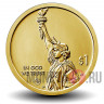 1 доллар 2021 года - Игровая приставка - Американские инновации - D