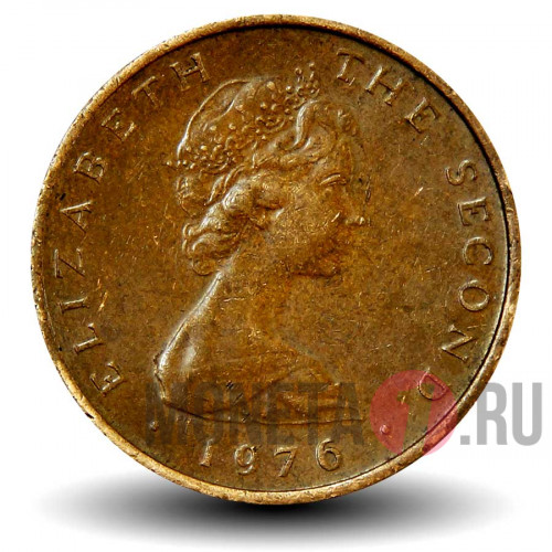 2 пенса 1976 года - Остров Мэн - Буревестник