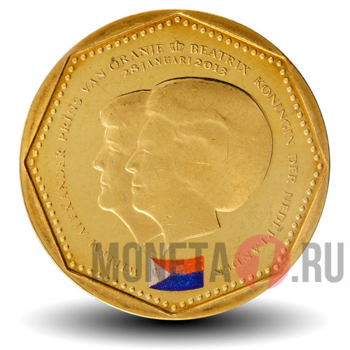 5 гульденов 2013 года - Отречение королевы Беатрикс