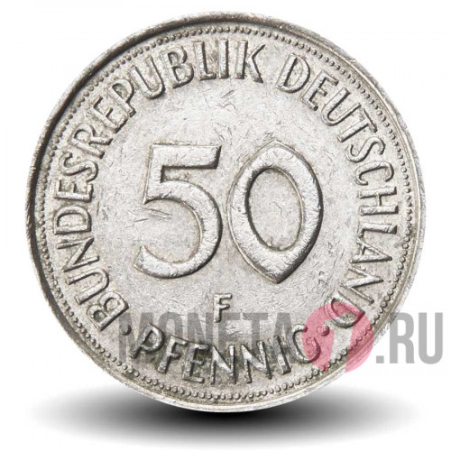 50 пфеннигов 1982 года - ФРГ - F