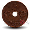 5 пенни 1942 года - Финляндия