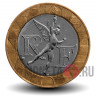 10 франков 1989 год - Франция -Биметалл