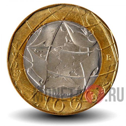 1000 лир 1998 года - Италия - Европейский Союз