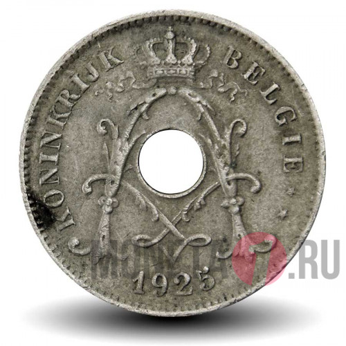 10 сантимов 1925 года - Бельгия - Альберт I - BELGIË
