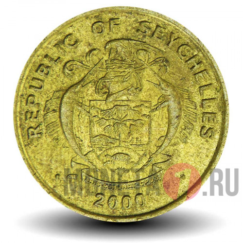 10 центов 2000 года - Сейшельские Острова - Тунец