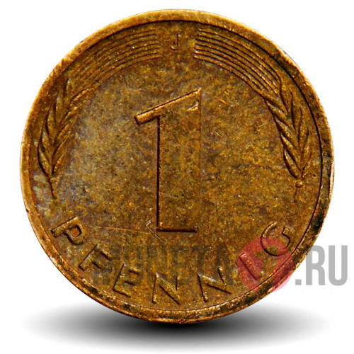 1 пфенниг 1995 года - ФРГ - J