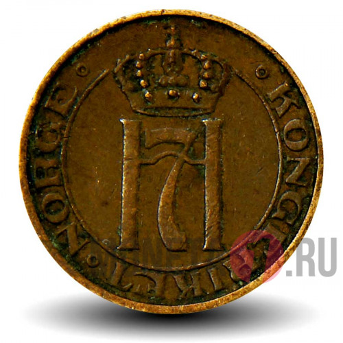 1 эре 1934 года - Норвегия - Хокон VII