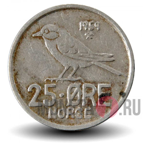 25 оре 1959 года - Норвегия - Сибирская синица