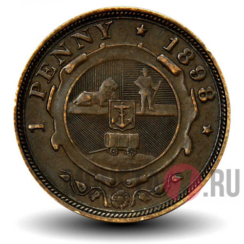 1 пенни 1898 года - Южная Африка