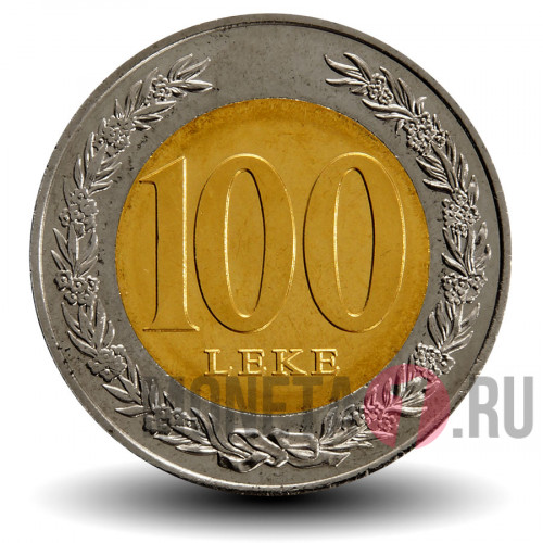100 леков 2000 года - Албания - Теута - Королева иллирийцев