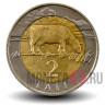 2 лата 1999 года - Латвия - Корова