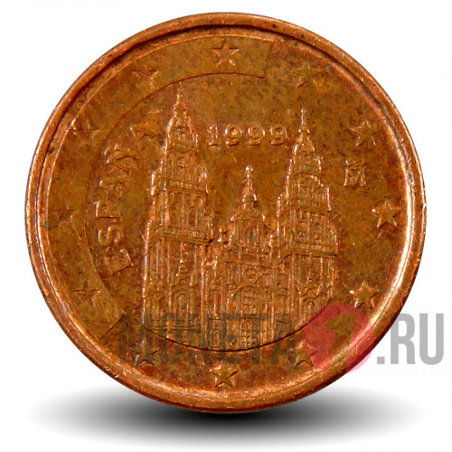 1 евроцент 1999 года - Испания