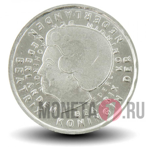 1 гульден 2001 года - Нидерланды - последний гульден - рисунок