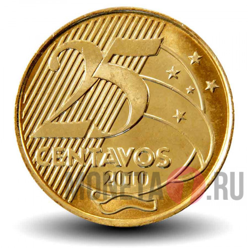 25 сентаво 2010 года - Бразилия - Мануэл Деодору да Фонсека