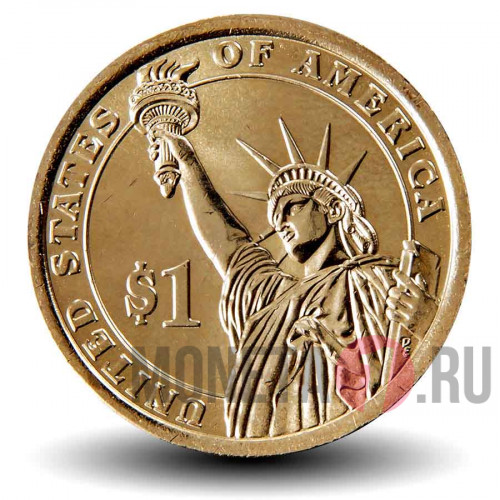 1 доллар 2016 года - 37-й президент США - Ричард Никсон - D