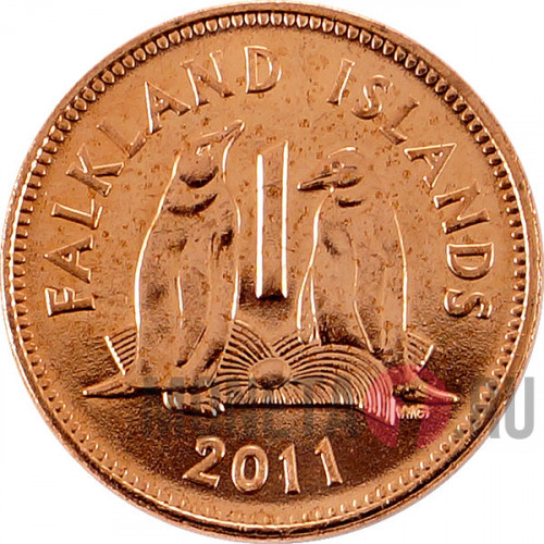 1 penny 2011 года - Фолклендские острова