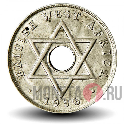 1 пенни 1936 года - H - Британская Западная Африка - Edward VIII
