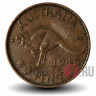 1 пенни 1943 года - Австралия - Кенгуру (точки до и после "PENNY")
