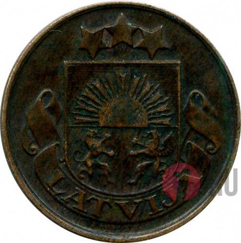 2 santimi - 1926 год - Латвия
