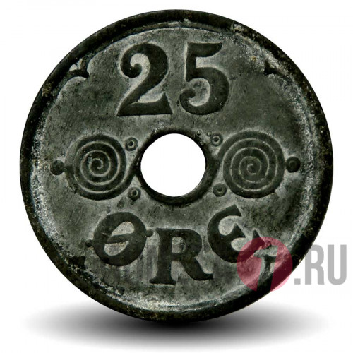 25 ore 1942 года - Дания - Кристиан X - Оккупация Дании WWII