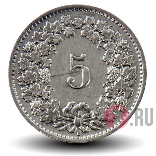 5 раппенов 1952 года - Швейцария