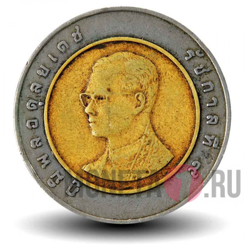 10 бат 1994 года - Тайланд - Храм Ват Арун
