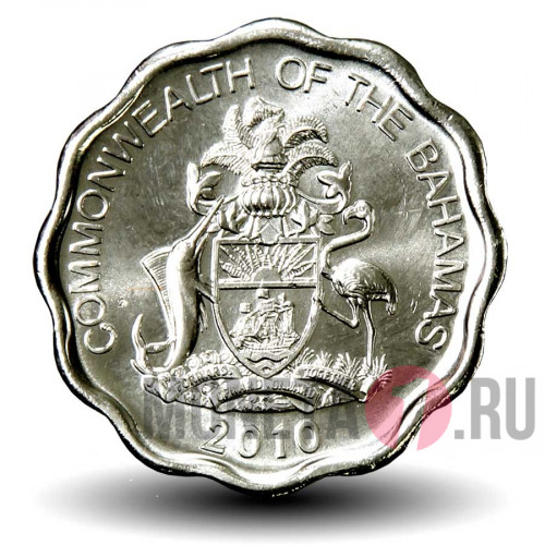 10 центов 2010 года - Багамские острова - Бонфиш