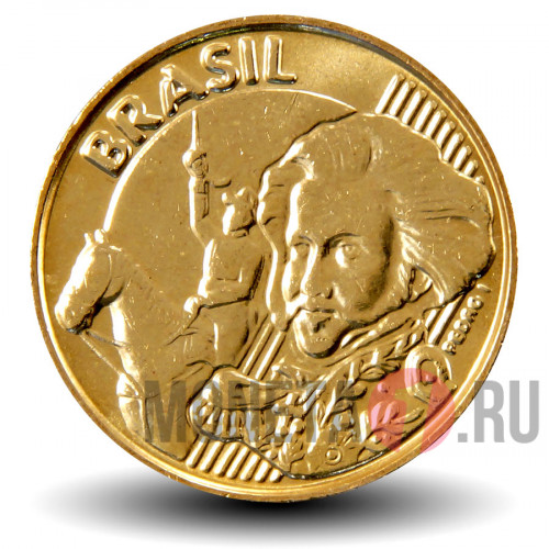 10 сентаво 2012 года - Бразилия - Педро I