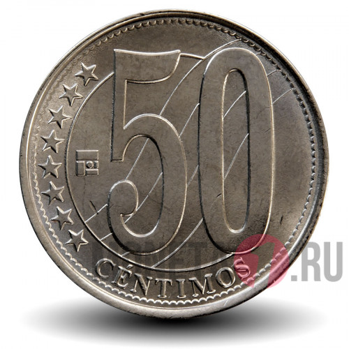 50 сентимо 2007 года - Венесуэла