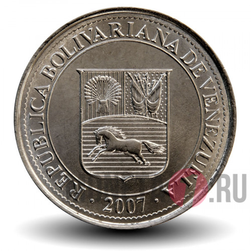 50 сентимо 2007 года - Венесуэла
