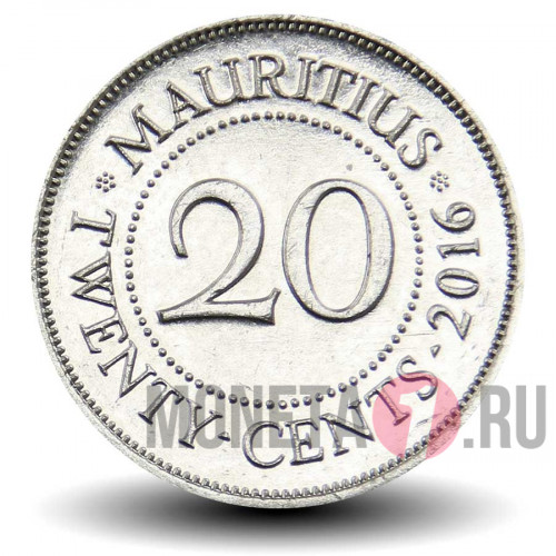 20 центов 2016 года - Маврикий